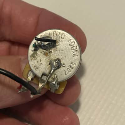 1980's Japan Kramer Focus 1000 Guitar Upgraded Wiring Harness Electronics & Knob image 6