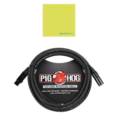 Mint Audio-Technica PRO70 Cardioid Condenser Lavalier/Instrument Microphone Bundle with 10ft XLR Pig Hog Mic Cable & Polishing Cloth â€“ Clip-On Mic with Power Module for Voice or Acoustic Instruments image 6