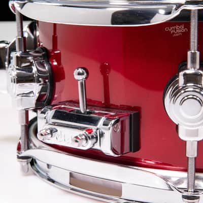 DWe 5x10 Black Cherry Metallic Snare Drum Bundle (Drum, Hub and Software) image 10
