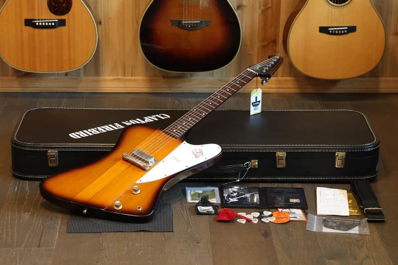 Unplayed! 2019 Gibson Custom Eric Clapton 1964 Firebird I #008 Reverse Headstock Electric Guitar Vintage Sunburst + COA OHSC