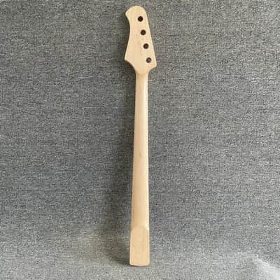 Red 4 String Jazz Bass Style Maple Neck, 20 Frets Rosewood Fingerboard image 6
