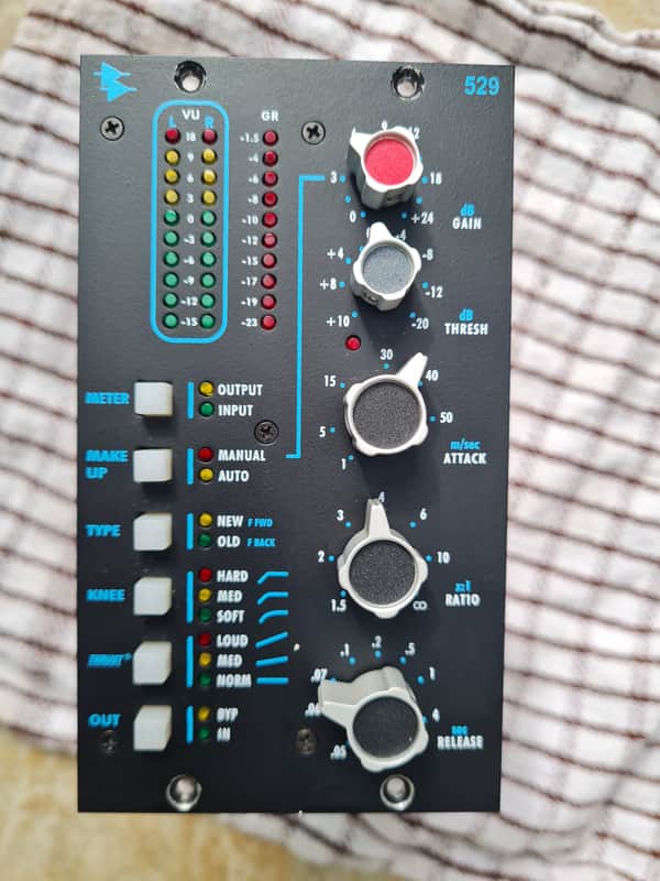 API 529 500 Series Stereo Compressor Module 2018 - Present - Black image 1