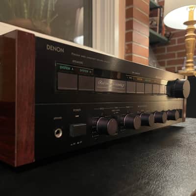 Denon PMA-777 Integrated Amplifier (1982) - Black/Rosewood image 2