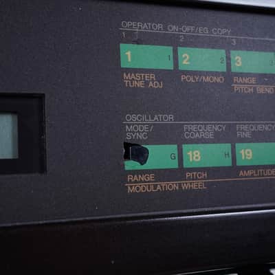 Yamaha DX7 Programmable Algorithm Synthesizer 1980s Brown Original Version Made in Japan MIJ image 16
