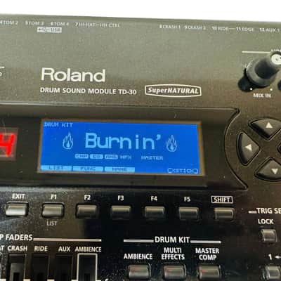 Roland TD-30 V-Drums Electronic Module Brain TD30 image 10