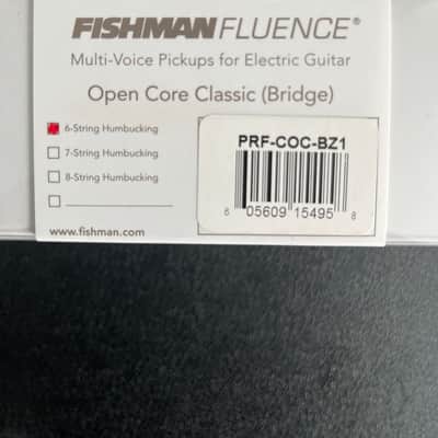 Fishman Fluence Open Core Classic Bridge Pickup PRF-COC-BZ1 - Zebra image 2