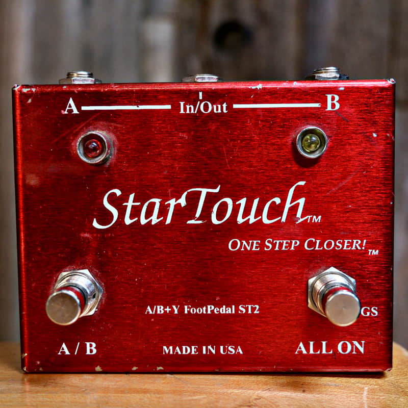 Star Touch One Step Closer AB/Y Signal Splitter - Candy Apple Red image 1