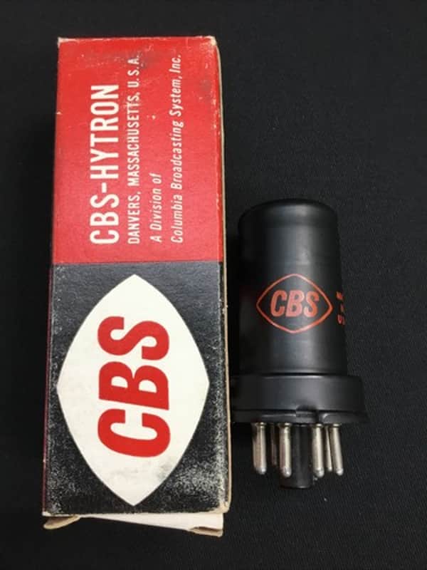 NOS CBS-HYTRON 6SJ7 Pentode AUDIO GUITAR AMP VACUUM TUBE Tested USA 2.1578-D image 1