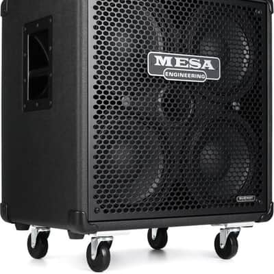 Mesa/Boogie Subway 4 x 10-inch 1200-watt 4-ohm Bass Cabinet - Black Bronco with Black Metal Grille image 3