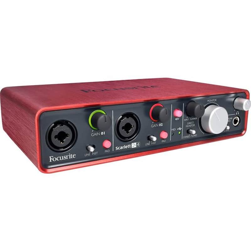 DTM・DAW Focusrite Scarlett2i4 Focusrite Scarlett 2i4 USB 2.0 Audio Interface | Reverb Canada