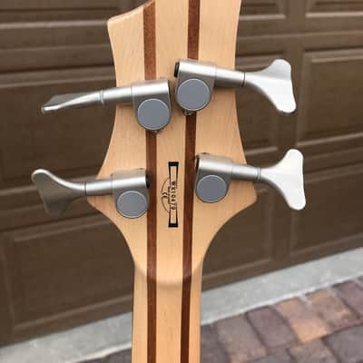 Ibanez BTB QM 4 String Bass - Red Quilt image 9