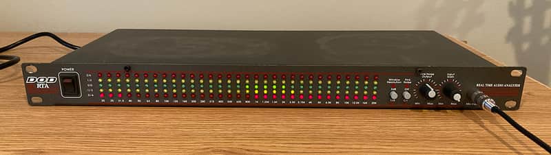 DOD SR RTA Real Time Audio Analyzer with RANE Condenser Microphone