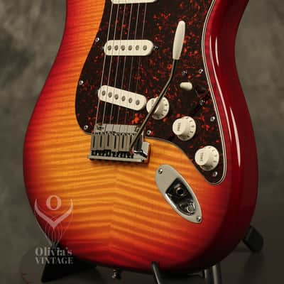 2002 Fender Special Run American Series Stratocaster FLAME MAPLE TOP Aged CSB image 6