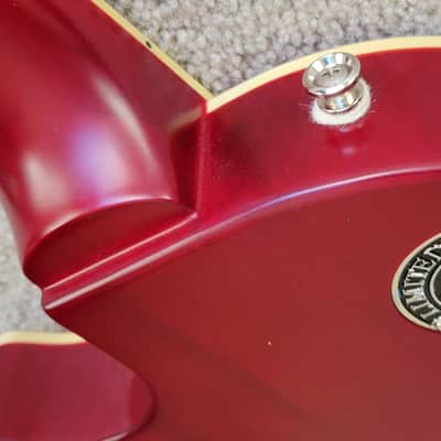 Epiphone 1959 Les Paul Standard Electric Guitar, Aged Dark Cherry Burst, Epiphone Hard Shell Case image 12