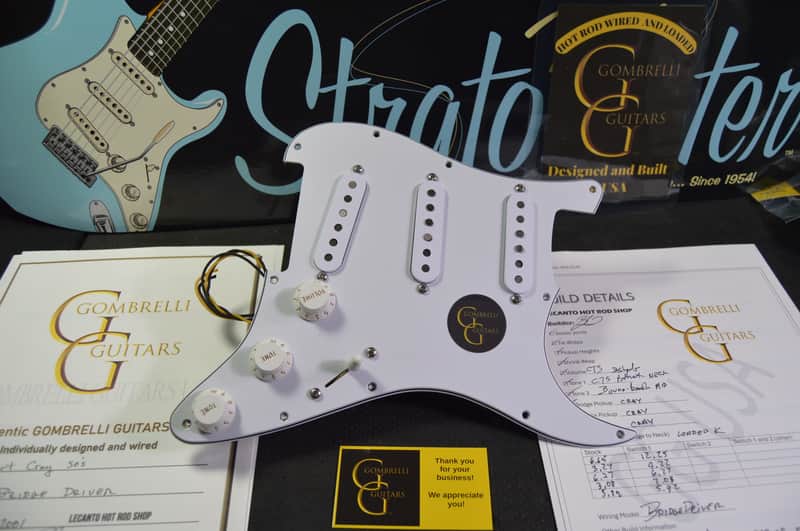 Robert Cray 50's/60's Hot Rod  SSS Loaded Fender Pickguard Stratocaster - BridgeDriver image 1
