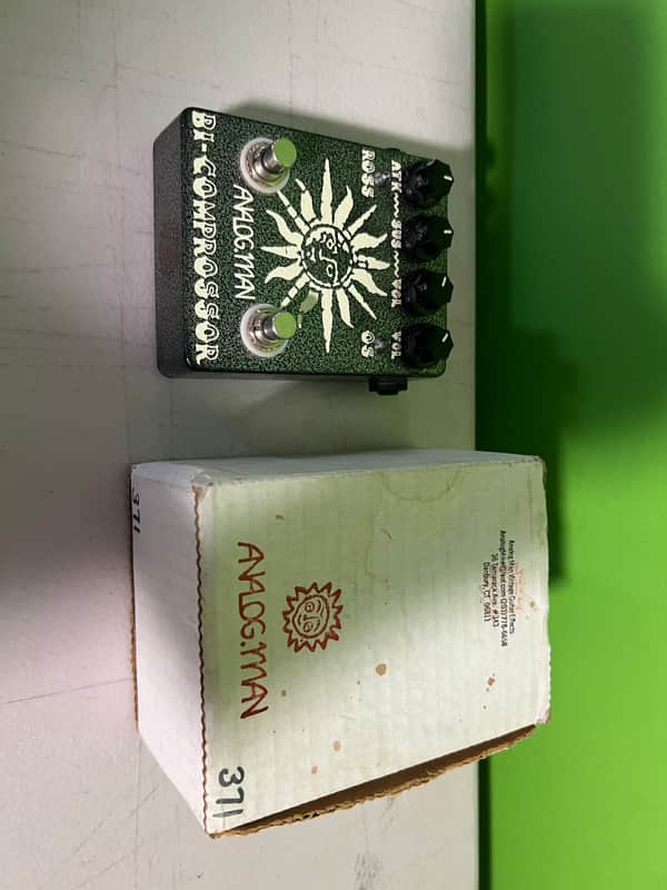 ANALOG.MAN Bi Comp ギターエフェクター　コンプレッサー Analogman Bi-CompROSSor Compressor Review