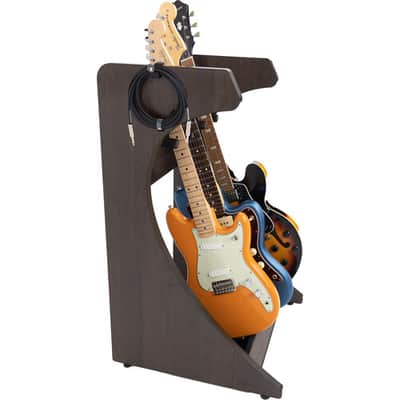 Gator Frameworks Elite Series 3 to 4-Space Guitar & Instrument Case Combo Rack Dark Walnut Brown Finish image 2