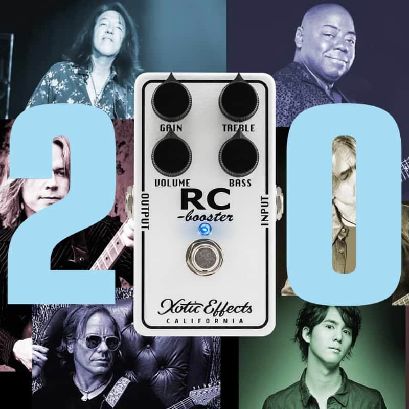 Xotic RC Booster Classic Limited 20th Anniversary Pedal | Reverb