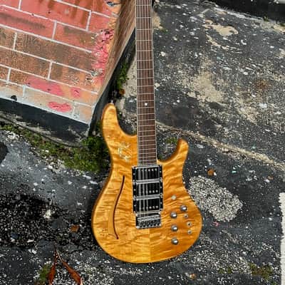 Pavel 12-String Electric Hollow Body 2000 - a stunning over the top Blonde 12-string on a budget. image 2