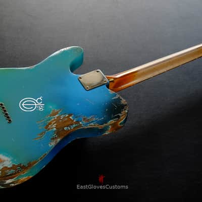 Fender Telecaster Nashville Deluxe Series Seafoam Green Aged Relic image 10
