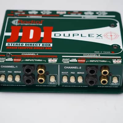 Radial JDI Duplex MK4 Stereo Passive Direct Box #58775 image 3