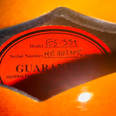 Gibson ES-339 with Dot Inlays 2007 - 2014 - Antique Vintage Sunburst image 19