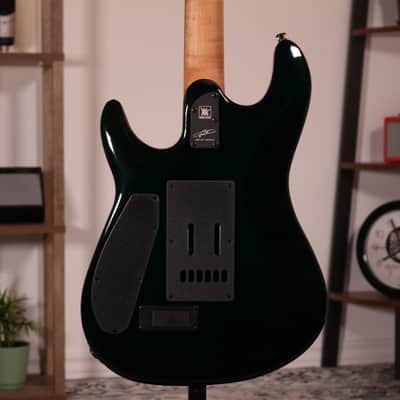 MusicMan Cutlass HT Jason Richardson - Ebony Fingerboard, Buckeye Burl Top Kokiri Forest image 10