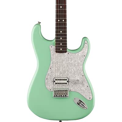 Fender Tom DeLonge Stratocaster Electric Guitar With Invader SH8 Pickup Regular Surf Green image 1