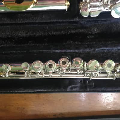 Armstrong Flute 80B 2004 Sterling silver/24K gold plated lip plate image 3