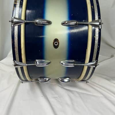 Slingerland Duco 1961 - Blue/ Silver Duco Finish image 1