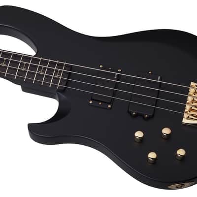 Schecter Johnny Christ Signature Bass Satin Black SBK LH NEW + FREE GIG BAG! Left Handed image 2