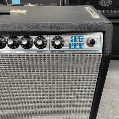 Fender Super Reverb 2-Channel 40-Watt 4x10" Guitar Combo 1978 - Silverface image 5