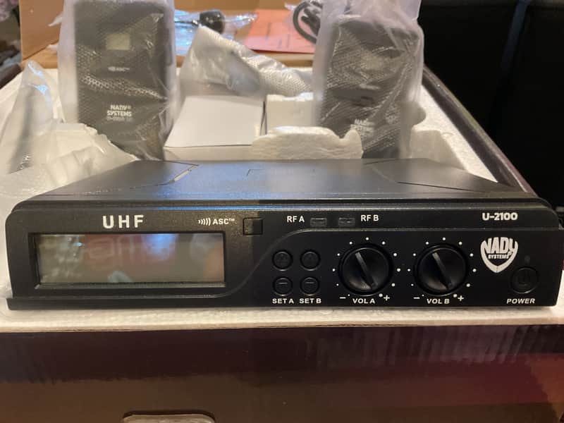 Nady UHF Wireless Microphone System U-2100-LT-GT-FBA image 1