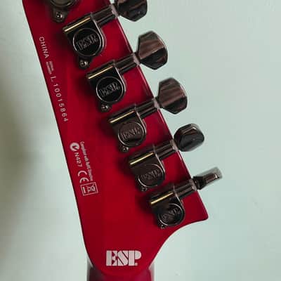 ESP LTD MH-327 2021 - See Thru Red 27 fret image 12