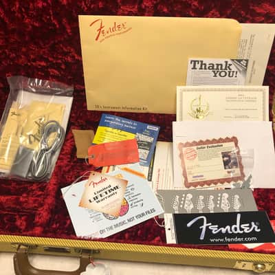 Fender 60th Anniversary Vintage 1954 Fender Stratocaster 2014 2 Color Sunburst image 12