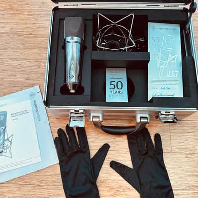 Neumann U 87 Rhodium Edition - 50th Anniversary Limited Edition - Serial 342 out of 500 image 4