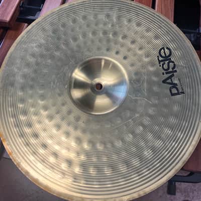 Paiste 14" 101 Brass Hi-Hat Cymbal Cymbals (Pair) 2005 - Present - Traditional image 5