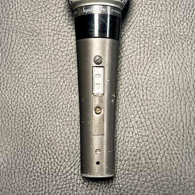 Vintage 1970's Shure PE50SP SUPER PRO dynamic cardioid microphone w clip image 1