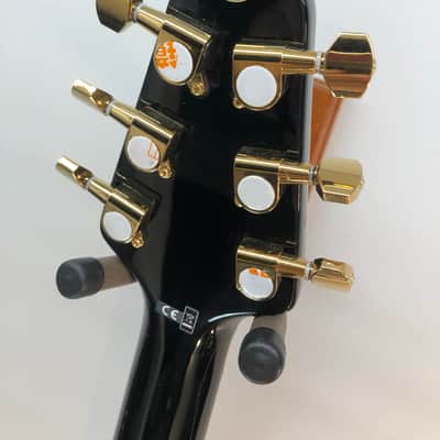 Harley Benton Victory Plus BK Deluxe "V" Style Guitar with Gold Hardware  2022 image 12