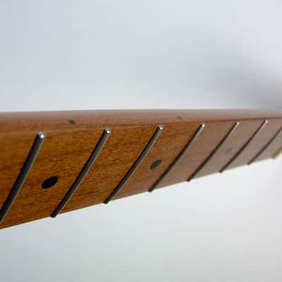 TELECASTER 22 STAINLESS ROUNDED Fret Ends/ Guitar Neck/Roast, fits/Warmoth, Fender TELE Roasted image 5