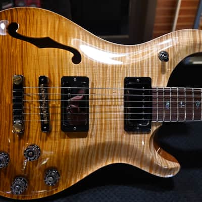 PRS Wood Library McCarty 594 Semi-Hollow Danville Music 35th Anniversary Artist Top 2024 - Gold Storm Fade #2871 image 1