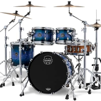 MAPEX IT SR504XZXQ DRUM SET SATURN VI COBALT BURST image 2