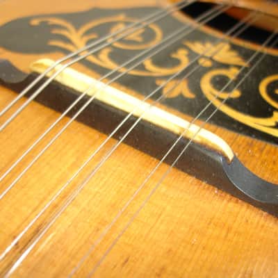 Vintage 1900's HA Weymann & Son Keystone State Melon Body Mandolin w/ Case image 24