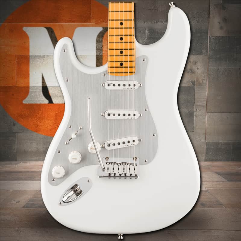 Fender American Ultra II Stratocaster Left-Hand, Maple Fingerboard - Avalanche image 1