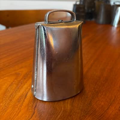 Vintage 1900s 4" Steel Cowbell Unmarked - See Video! image 2
