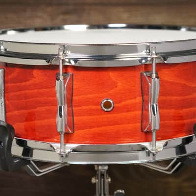 Yamaha 5.5x14" Beech Custom Snare Drum - Cherry image 5
