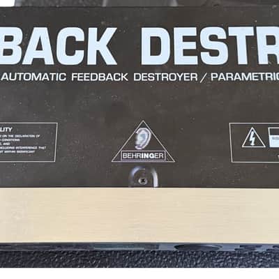 Behringer Feedback Destroyer Pro DSP1100P 2000s - Black / Silver image 4