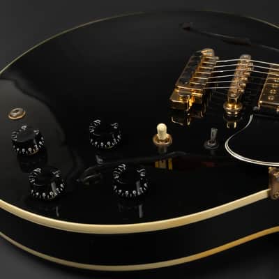 1989 Gibson ES-347 S - Ebony | USA Vintage Post Norlin Era Custom Semi-Hollow Bill Lawrence The Original HB-R HB-L Humbucker Pickups Coil Split | OHSC image 21