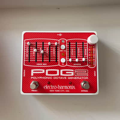 Electro-Harmonix POG2 Polyphonic Octave Generator 2009 - Present - Red / White image 2