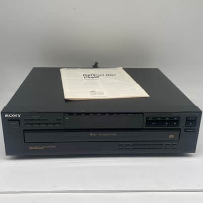 Sony CDP-C345 CD Changer 5 Compact Disc Player HiFi Stereo Vintage Carousel image 1